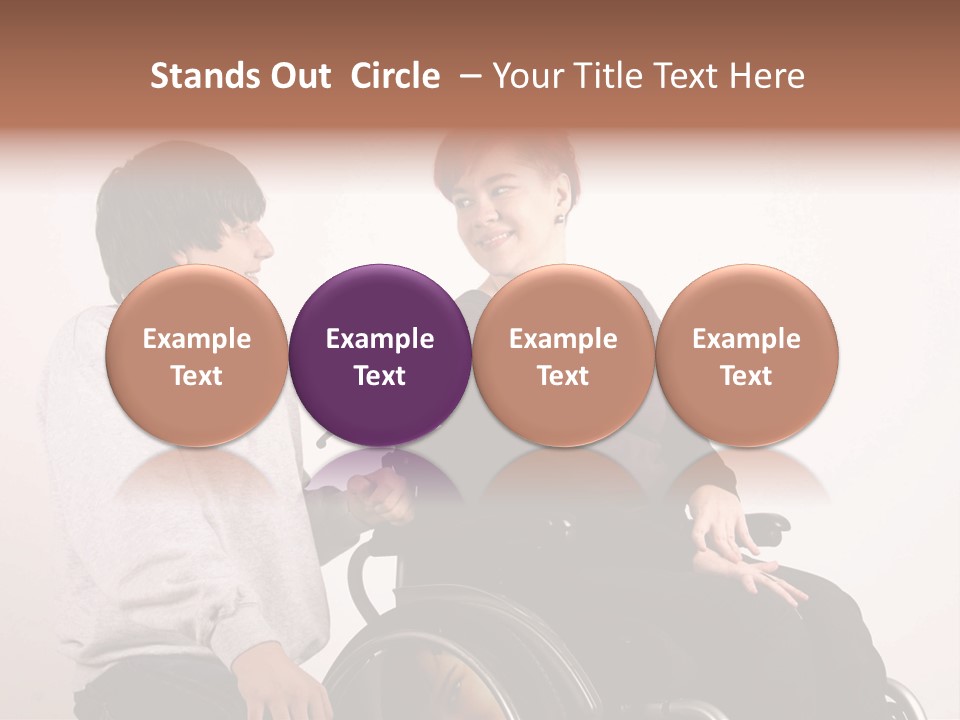 Need Of Help Isolated Talking People PowerPoint Template
