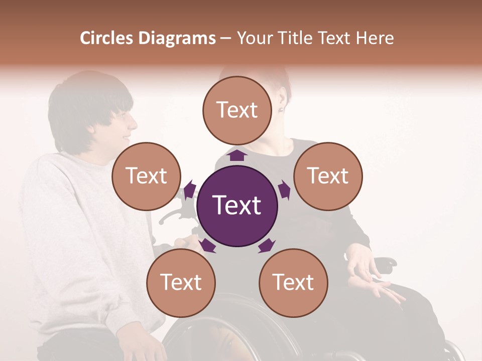 Need Of Help Isolated Talking People PowerPoint Template