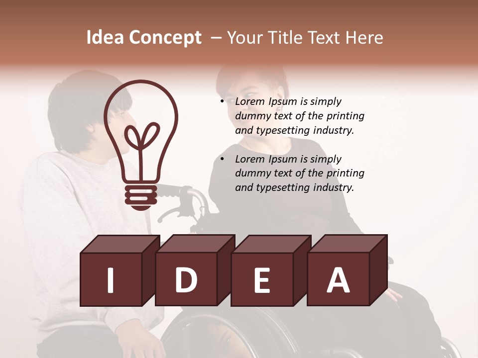 Need Of Help Isolated Talking People PowerPoint Template