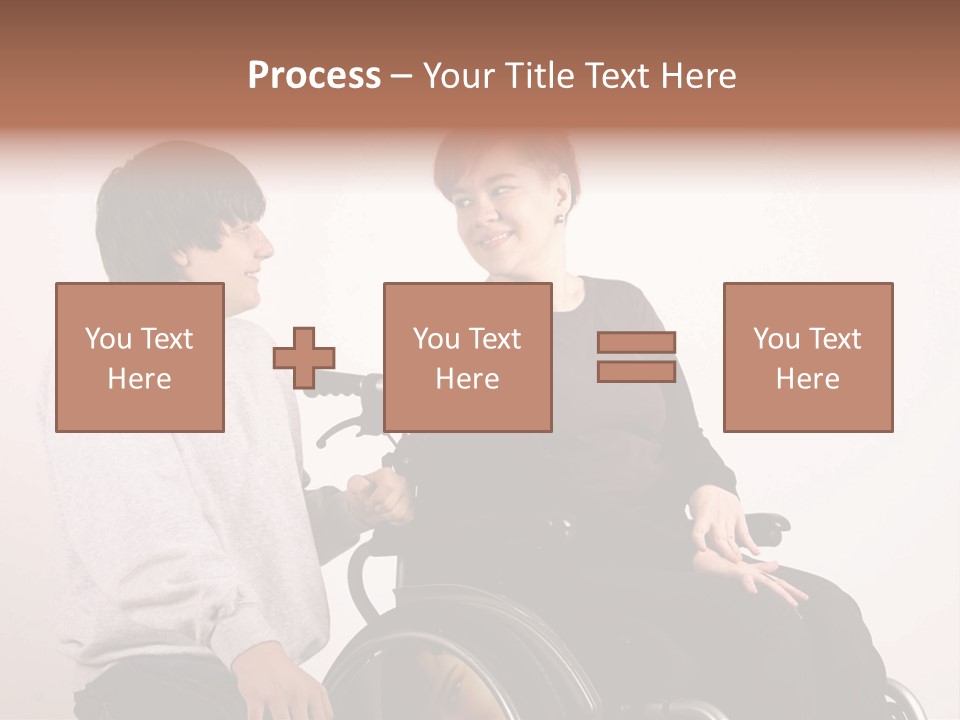Need Of Help Isolated Talking People PowerPoint Template