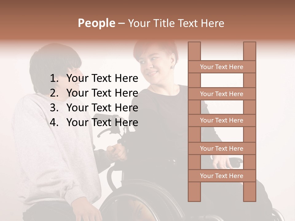 Need Of Help Isolated Talking People PowerPoint Template