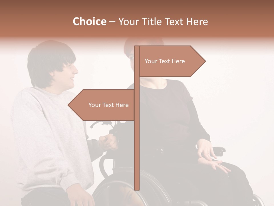 Need Of Help Isolated Talking People PowerPoint Template