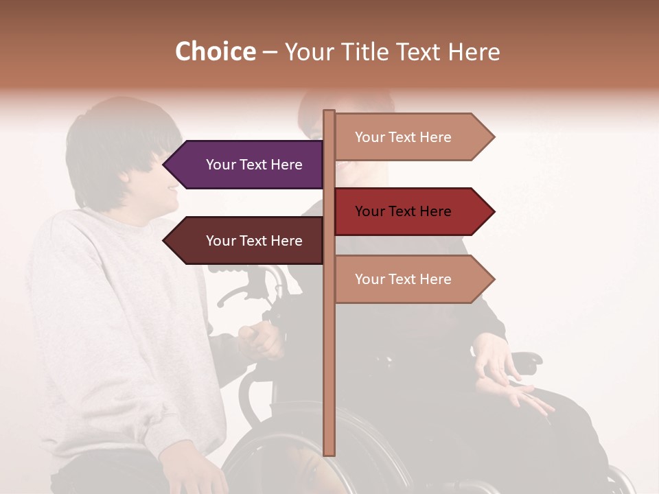 Need Of Help Isolated Talking People PowerPoint Template