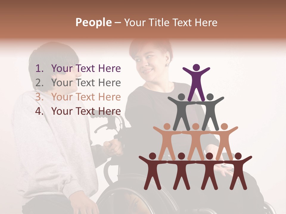 Need Of Help Isolated Talking People PowerPoint Template