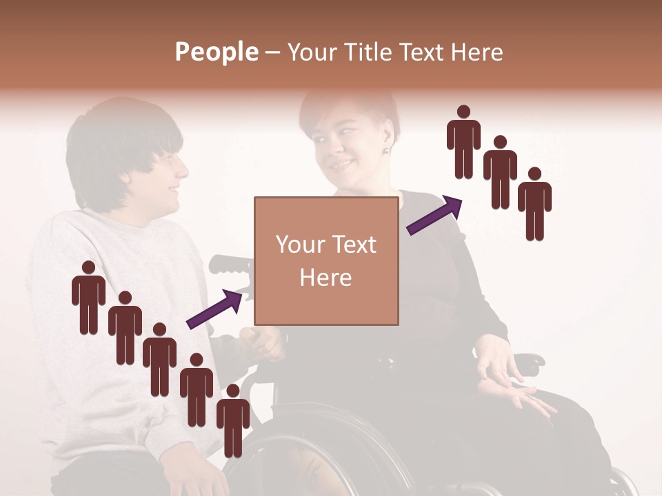 Need Of Help Isolated Talking People PowerPoint Template