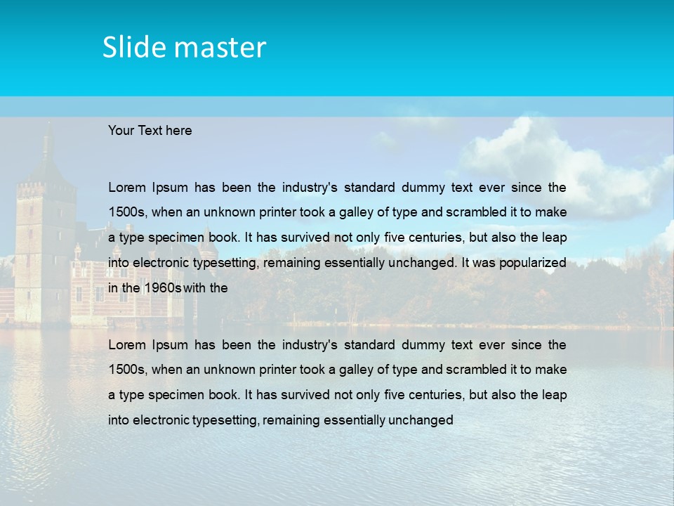 Dwelling Attraction House PowerPoint Template