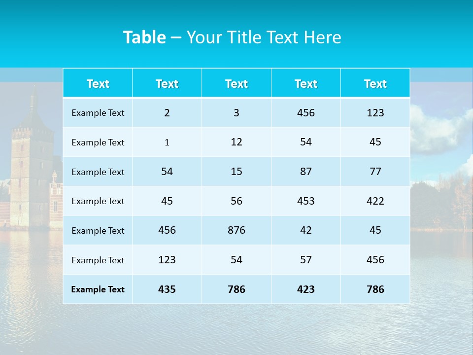 Dwelling Attraction House PowerPoint Template