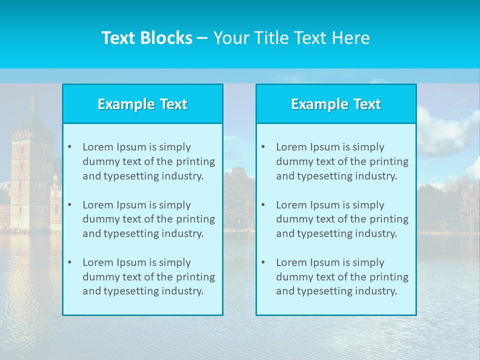 Dwelling Attraction House PowerPoint Template