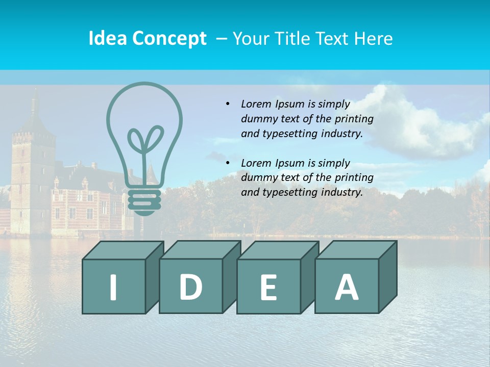 Dwelling Attraction House PowerPoint Template