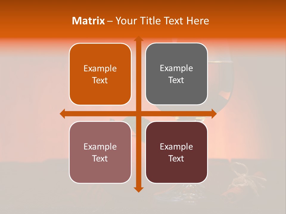 Wooden Cider Drink PowerPoint Template