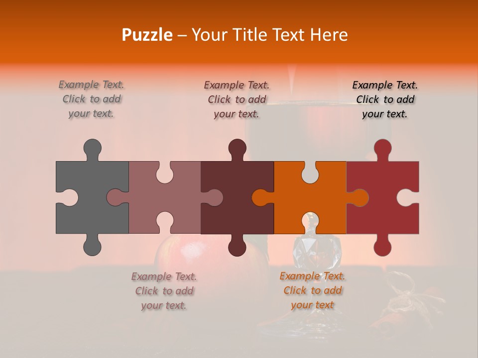 Wooden Cider Drink PowerPoint Template