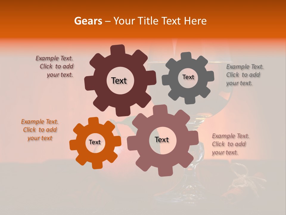 Wooden Cider Drink PowerPoint Template