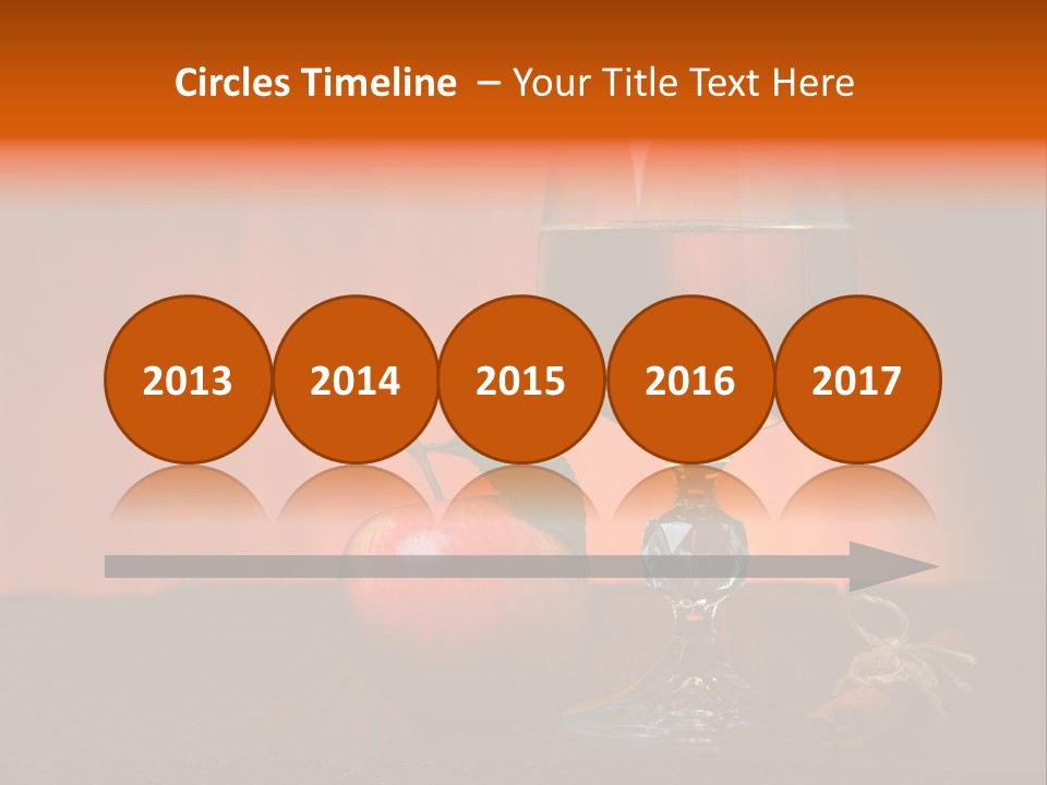 Wooden Cider Drink PowerPoint Template