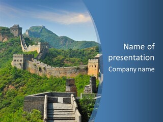 Greatwall Heaven Beijing PowerPoint Template