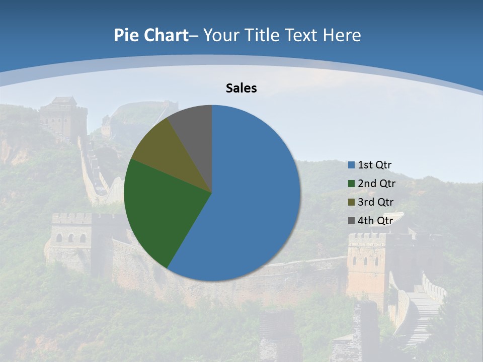 Greatwall Heaven Beijing PowerPoint Template