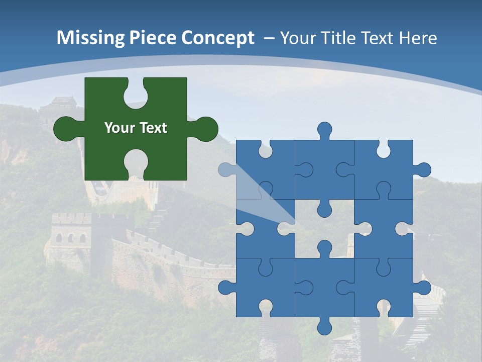 Greatwall Heaven Beijing PowerPoint Template