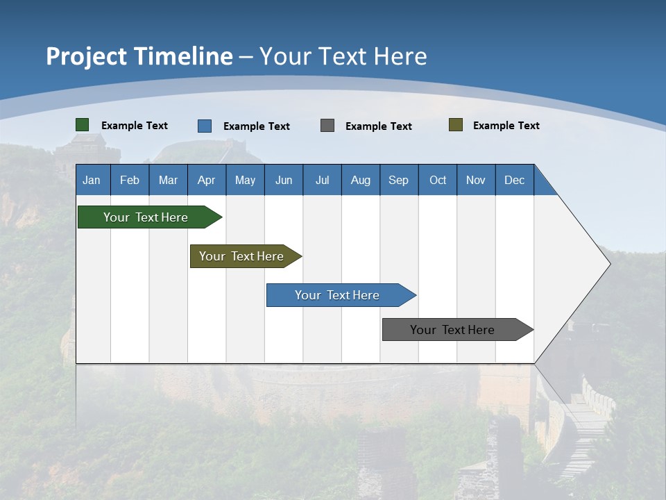 Greatwall Heaven Beijing PowerPoint Template