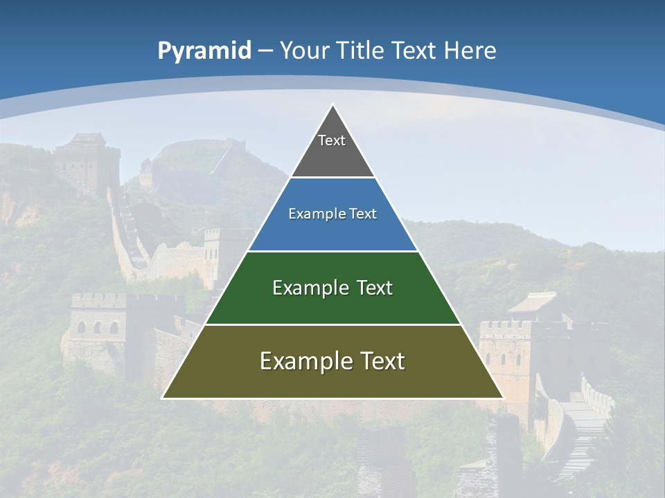 Greatwall Heaven Beijing PowerPoint Template