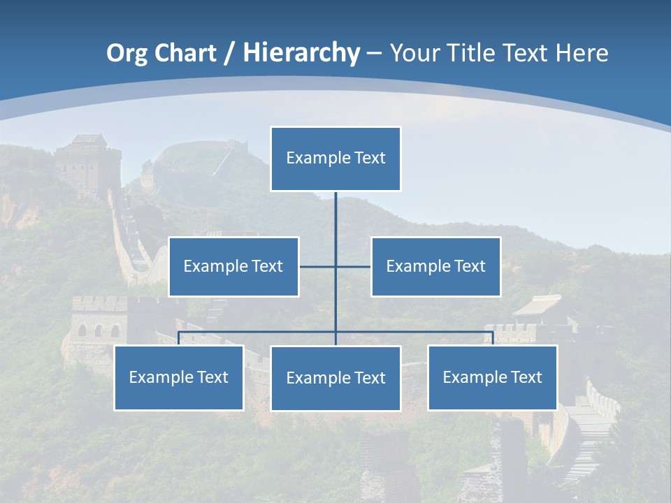Greatwall Heaven Beijing PowerPoint Template