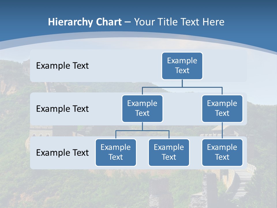 Greatwall Heaven Beijing PowerPoint Template