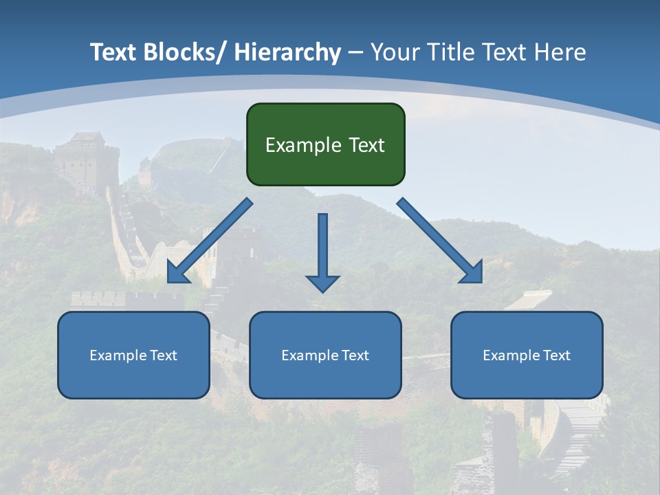 Greatwall Heaven Beijing PowerPoint Template