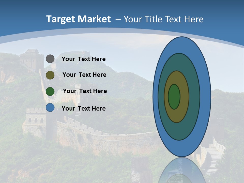 Greatwall Heaven Beijing PowerPoint Template