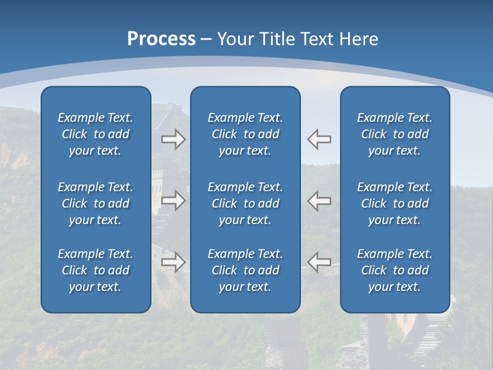 Greatwall Heaven Beijing PowerPoint Template