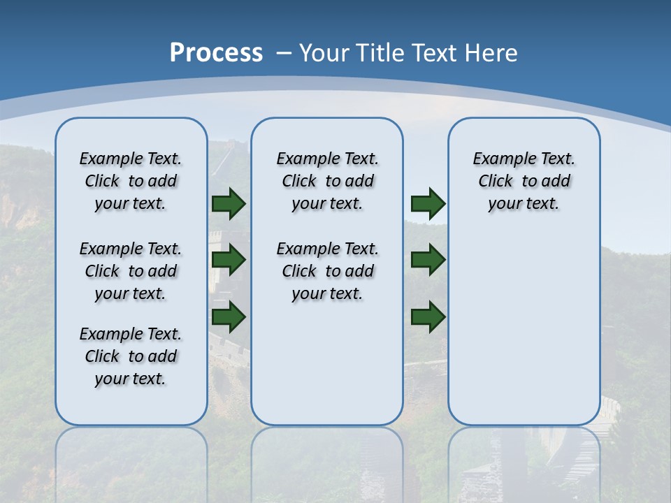 Greatwall Heaven Beijing PowerPoint Template