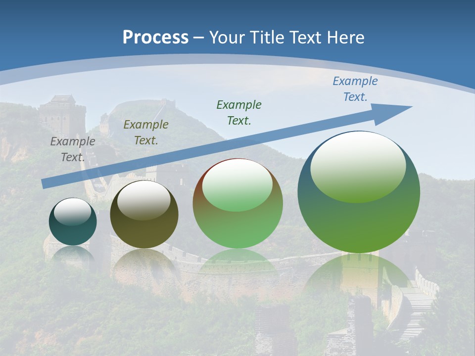 Greatwall Heaven Beijing PowerPoint Template