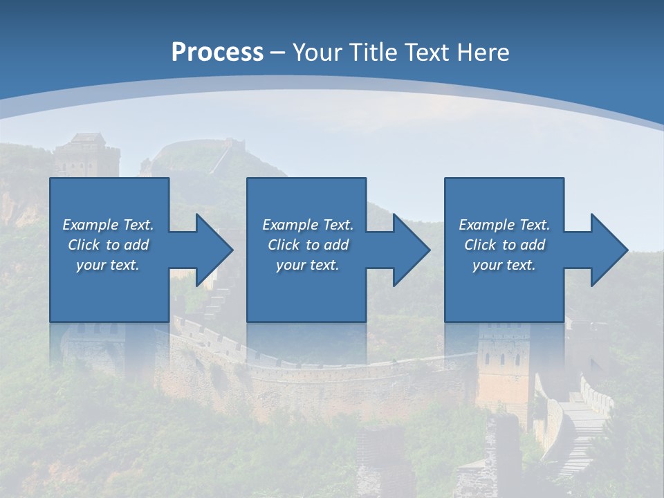 Greatwall Heaven Beijing PowerPoint Template