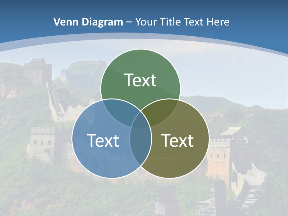 Greatwall Heaven Beijing PowerPoint Template