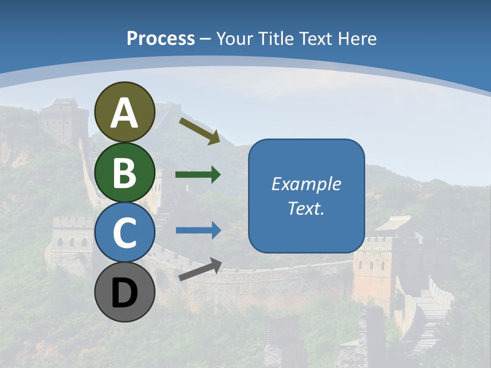 Greatwall Heaven Beijing PowerPoint Template