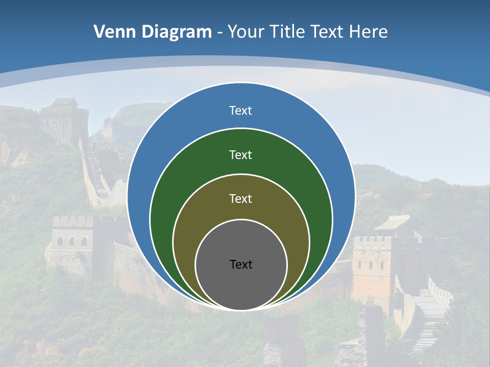 Greatwall Heaven Beijing PowerPoint Template