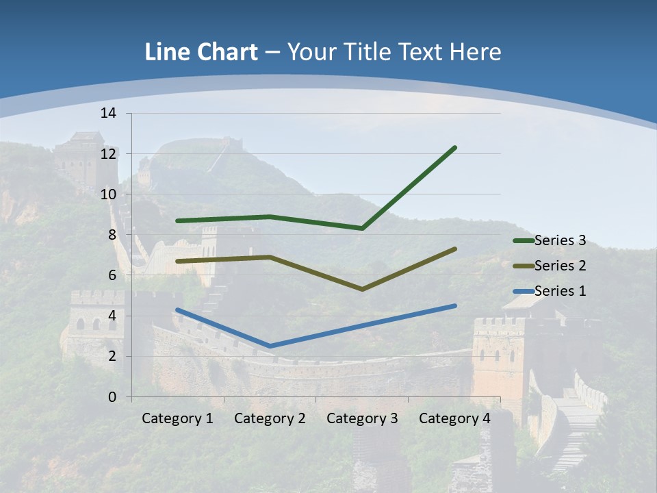 Greatwall Heaven Beijing PowerPoint Template