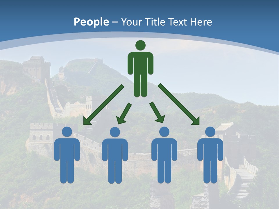 Greatwall Heaven Beijing PowerPoint Template