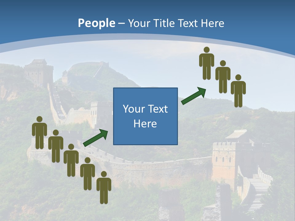 Greatwall Heaven Beijing PowerPoint Template