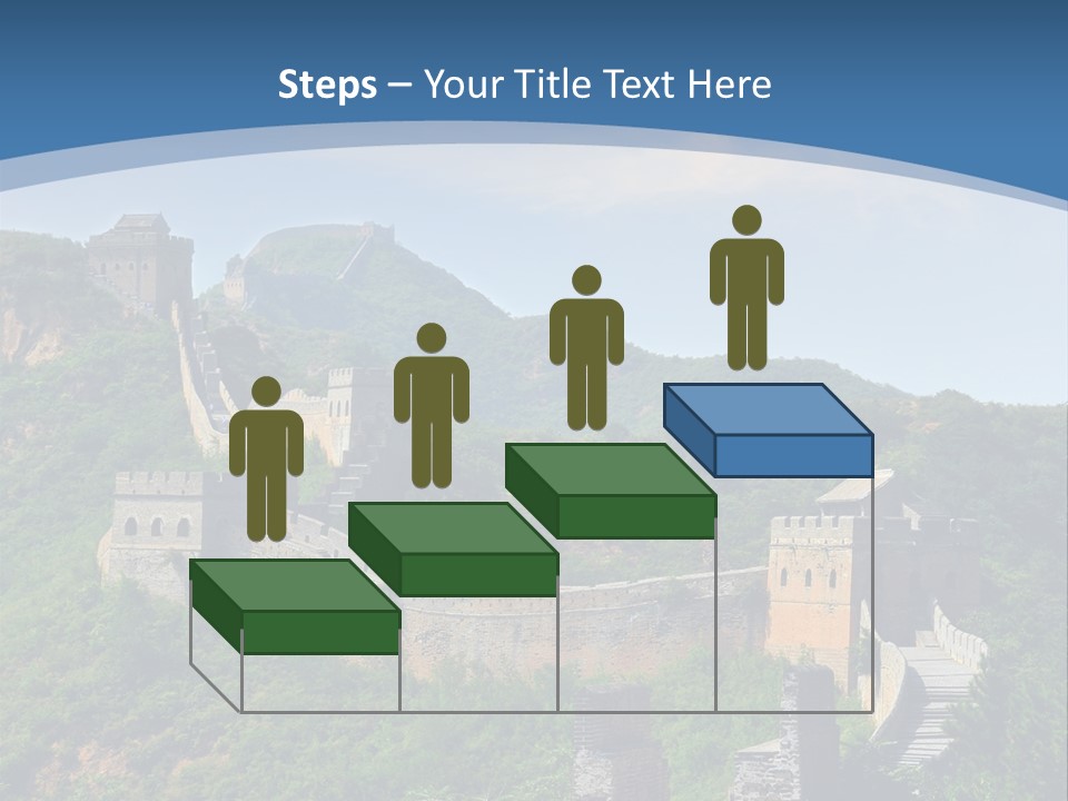 Greatwall Heaven Beijing PowerPoint Template