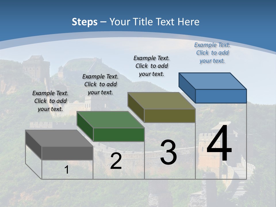 Greatwall Heaven Beijing PowerPoint Template