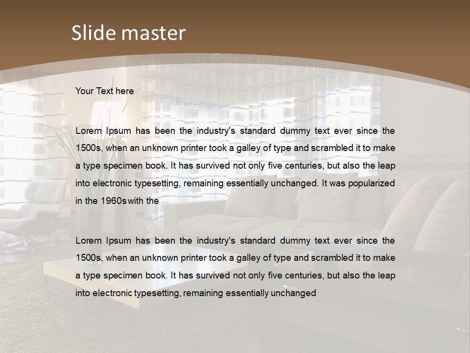 Calla Lily Architecture Estate PowerPoint Template