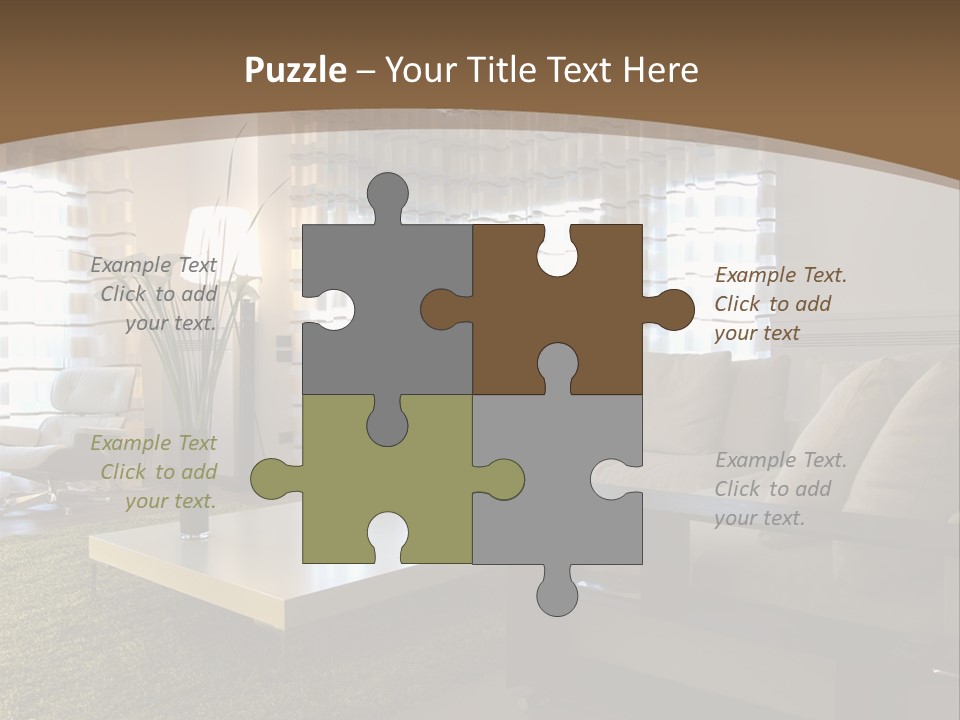 Calla Lily Architecture Estate PowerPoint Template