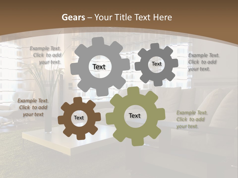 Calla Lily Architecture Estate PowerPoint Template