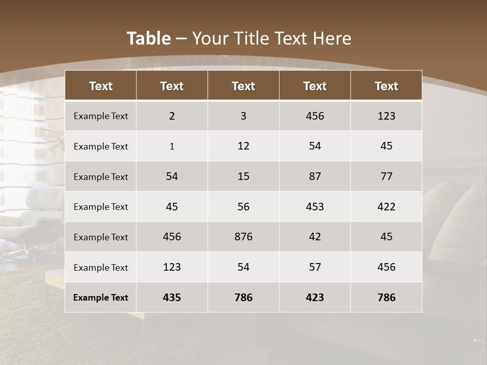 Calla Lily Architecture Estate PowerPoint Template