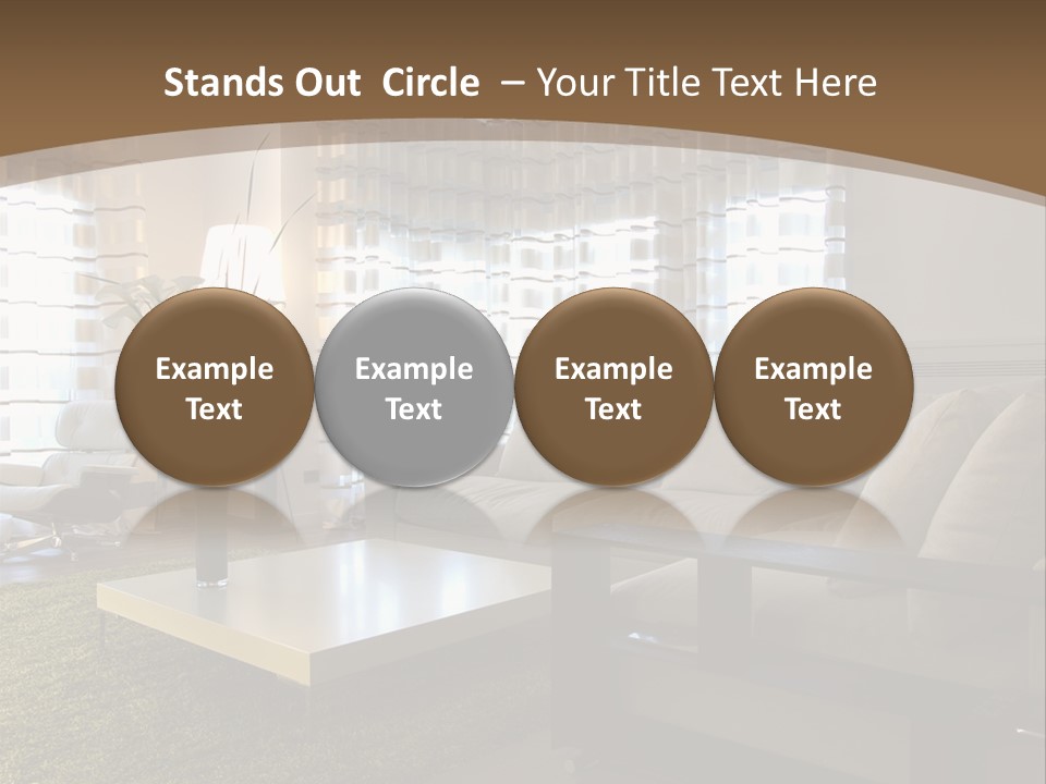 Calla Lily Architecture Estate PowerPoint Template