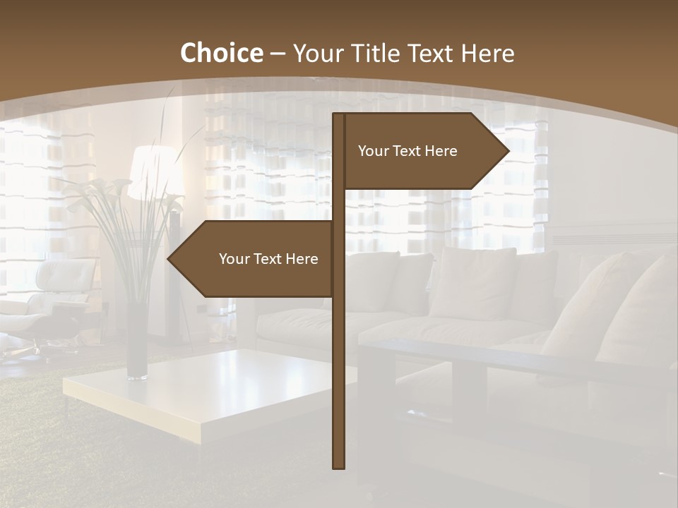 Calla Lily Architecture Estate PowerPoint Template