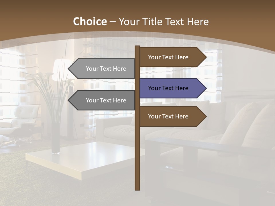 Calla Lily Architecture Estate PowerPoint Template