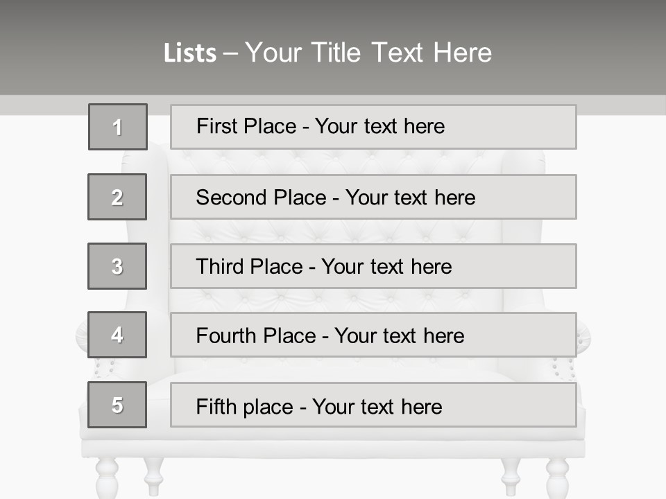 Lifestyle Fashion Silver PowerPoint Template