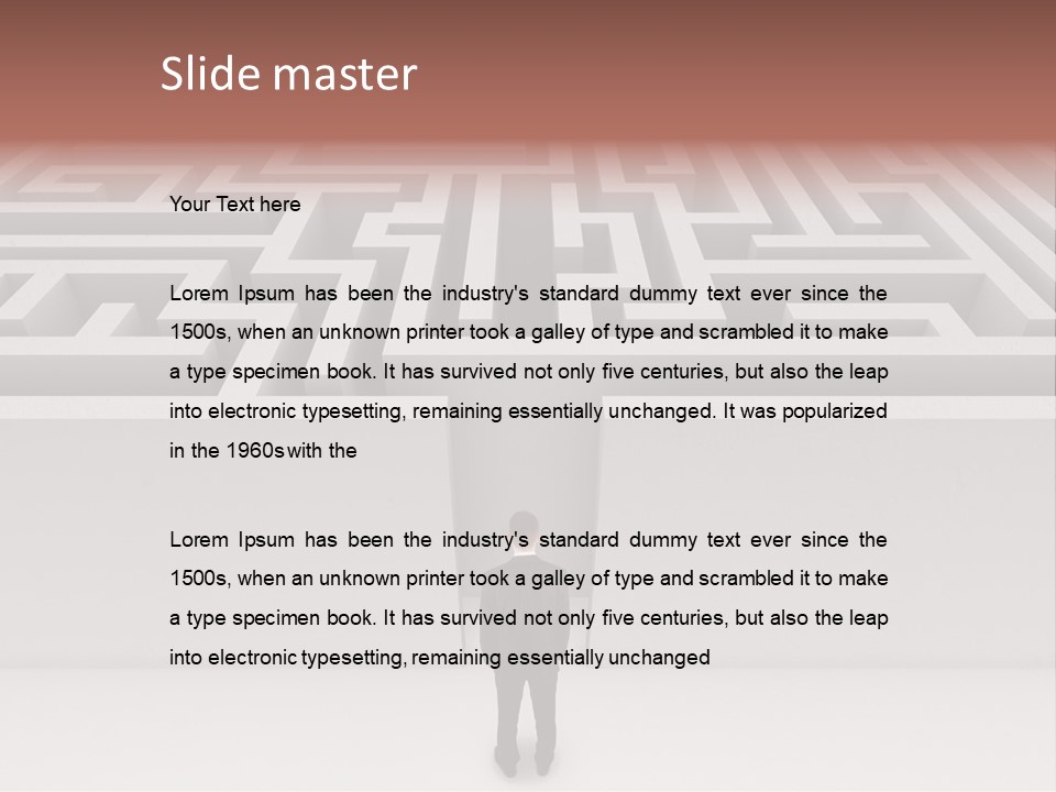 Situation Exit Solution PowerPoint Template