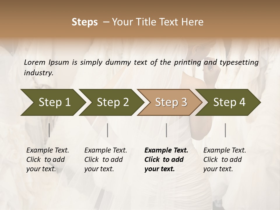 Clothing Fashion One Person PowerPoint Template