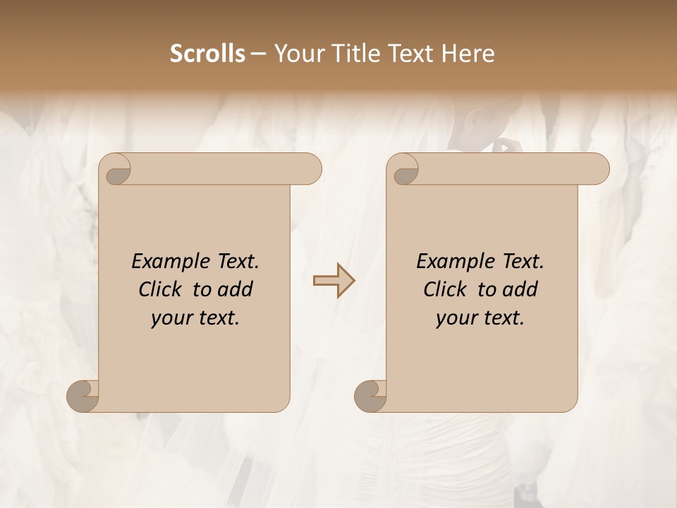Clothing Fashion One Person PowerPoint Template