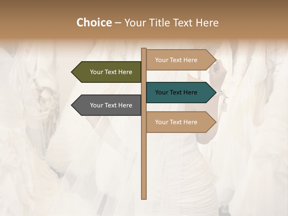 Clothing Fashion One Person PowerPoint Template